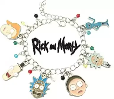 Rick and Morty Charm Bracelet