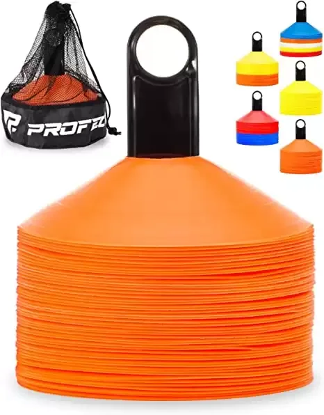 Agility Cones Disc Set of 50 - For Soccer Players