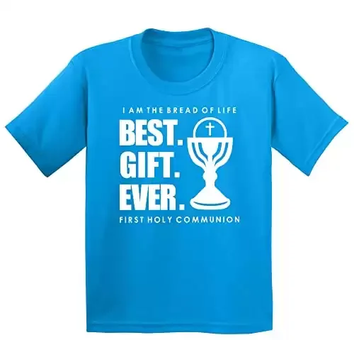First Holy Communion T-Shirt for Boys, Catholic Tee Gift