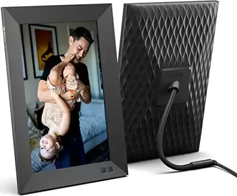 Smart Digital Picture Frame, Share Video Clips and Photos Instantly via E-Mail or App