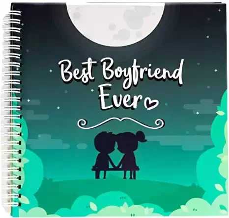 Best Boyfriend Ever Memory Book. The Best Romantic Anniversary Gift Idea for Your Boyfriend