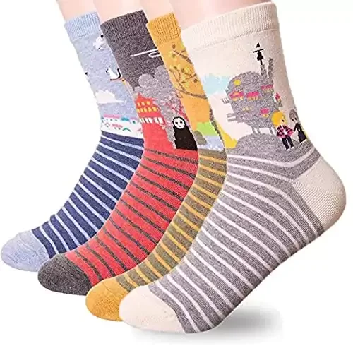 Famous Japanese Animation Cartoon Socks Gift