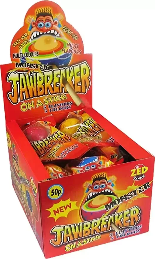 Monster Jawbreaker Tomboy Lollipops