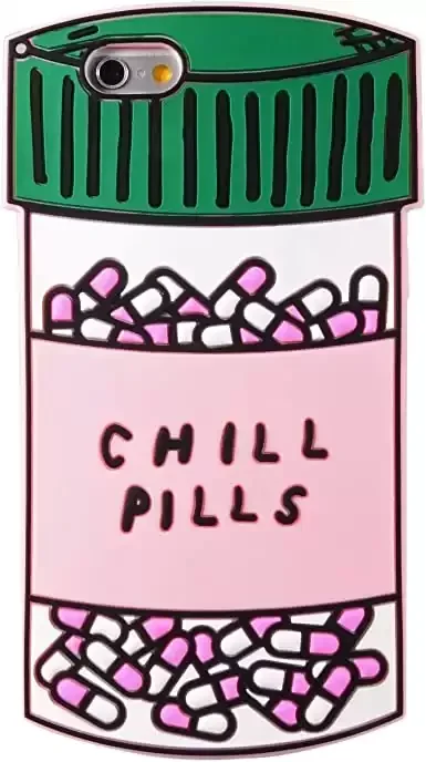 Chill Pills phone Case, Regular Size & Shockproof Protective