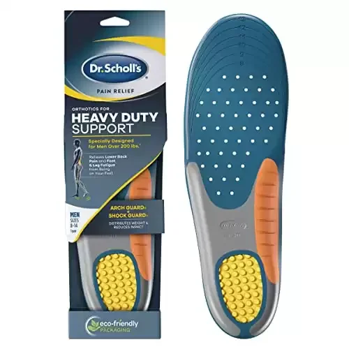 Heavy Duty Support Pain Relief Orthotics, to Distribute Weight