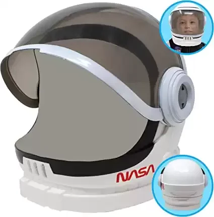 Astronaut Helmet with Movable Visor Pretend Play Toy