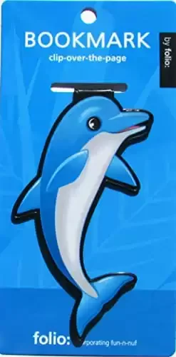Dolphin Clip Over Bookmarks