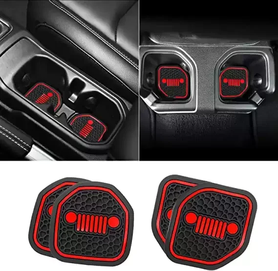 Cup Holder Inserts Coaster Fit for Jeep