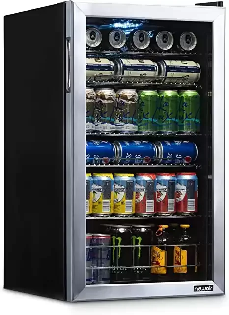 Beverage Cooler with 126 Can Capacity