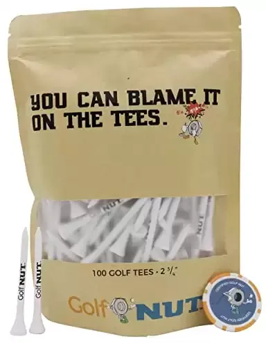 'Blame it On The Tees' 100 pcs Tee Pack | with Bonus Chip