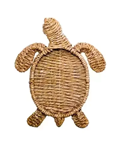 Turtle Decorative Woven Tray