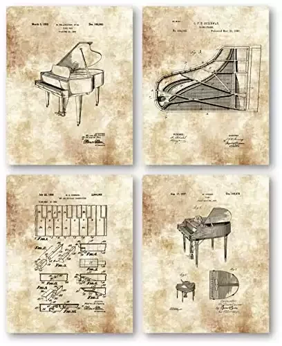 Original Grand Piano Drawings