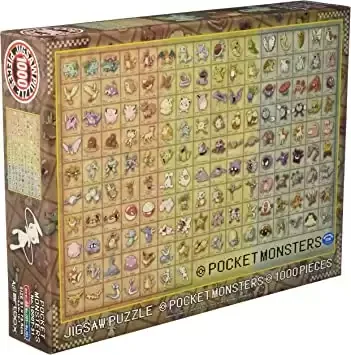 1000 Piece Jigsaw Puzzle Visual Dictionary of Pokemon Pokedex