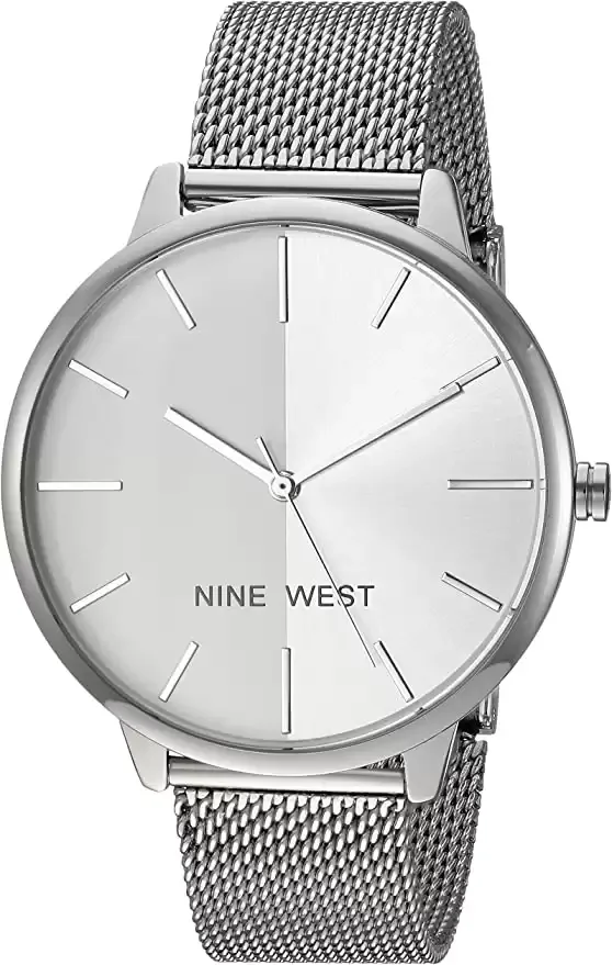 27. Nine West Women's Mesh Bracelet Watch