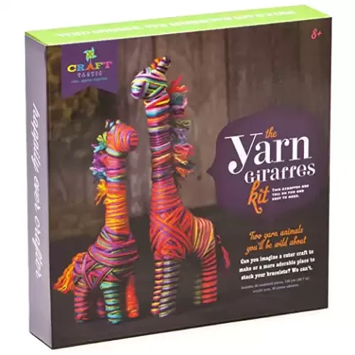 Yarn Giraffes Craft DIY Kit