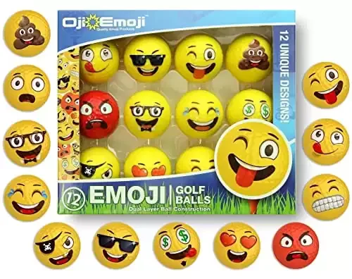 Emoji Premium Golf Balls