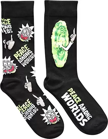 Rick and Morty Crew Socks