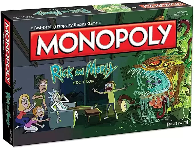 35. Funny Monopoly Rick & Morty Board Game