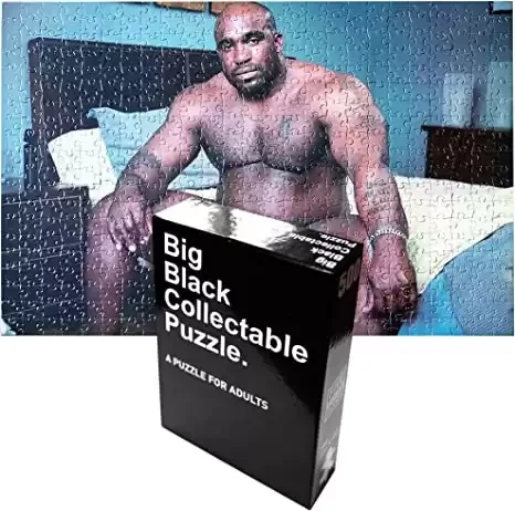 Big Black Collectable Puzzle - Gag Gifts,500 Piece Collectable