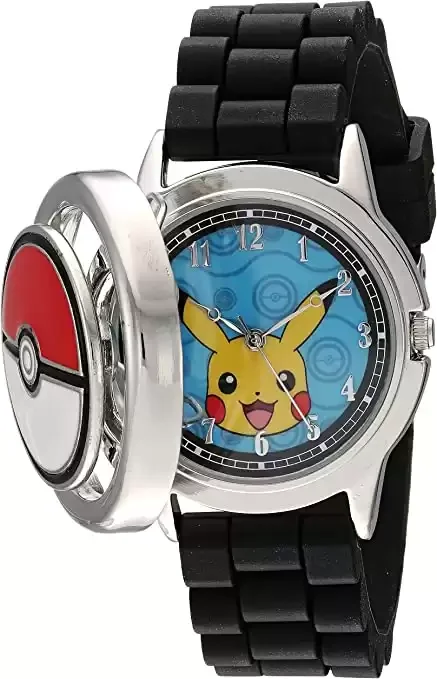 Pokemon Men's Analog-Quartz Watch with Silicone Strap
