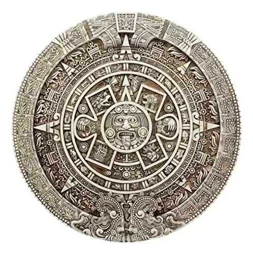 Mexica Aztec Solar Wall Calendar Sculpture