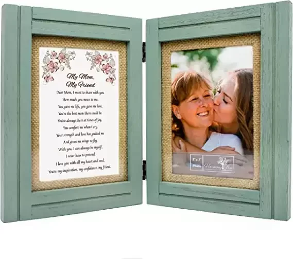 13. 80th Bday Gift for Mom - - 5x7 Picture Frame
