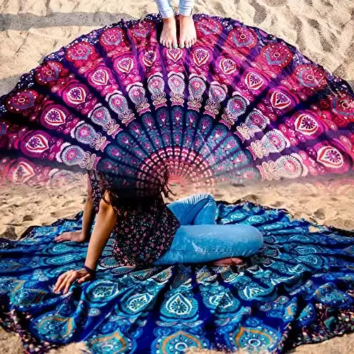 Round Mandala Blanket, Cover