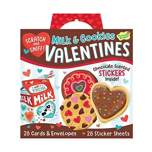 Chocolate Scented Sticker Card Pack