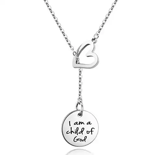 I Am a Child of God Necklace Children's First Communion or Baptism