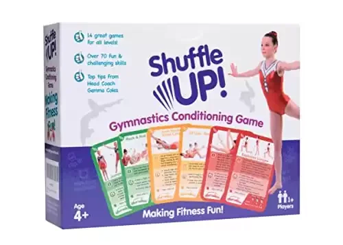 Shuffle Up Gymnastics Card Games - 70+ Fun & Active Skills Cards for Kids