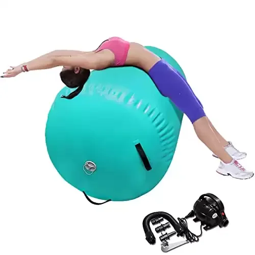 Air Barrel Gymnastics Roller Inflatable Tumbling Mat