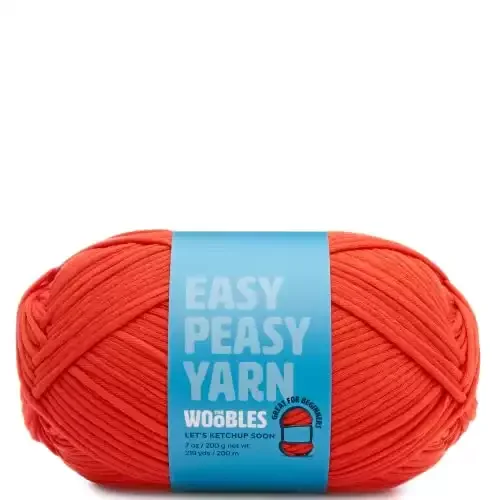 The Woobles Easy Peasy Yarn, Crochet & Knitting Yarn for Beginners