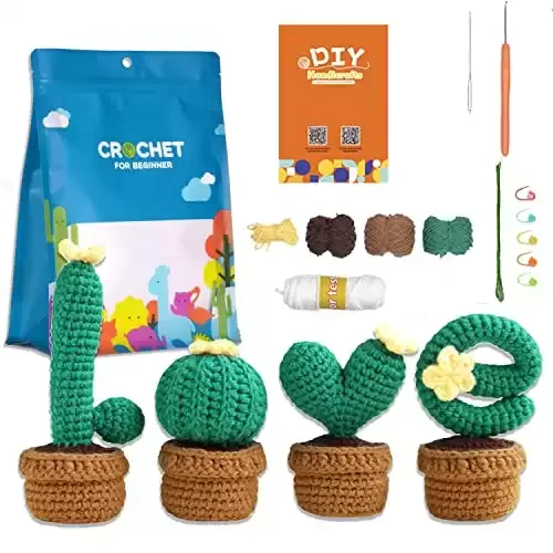 MISUMOR Easy Crochet Kit for Beginners