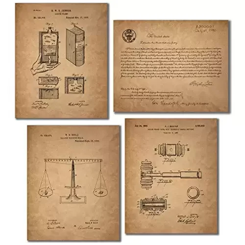Framed Lawyer Patent Art Print