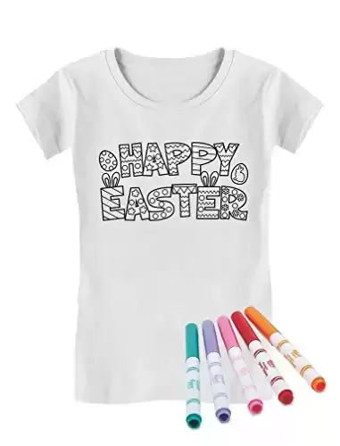 Happy Easter Colouring Shirt