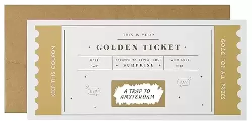 Scratch & Reveal Surprise Golden Ticket