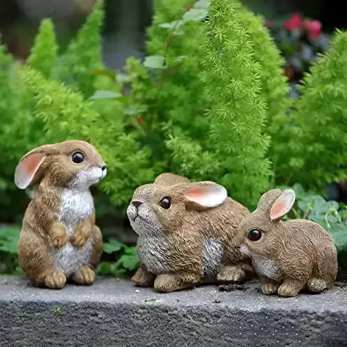 Garden Bunny Statues