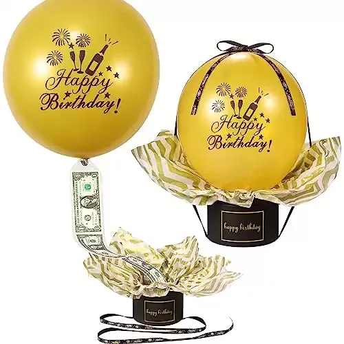 Birthday Surprise Cash Gift Balloon