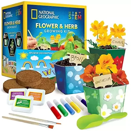 Flower and Herb Gardening Kit