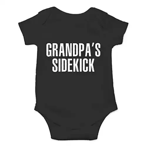 Grandpa's Sidekick Baby Bodysuit