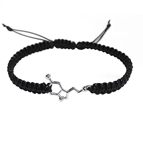 Serotonin Molecule Jewelry Bracelet