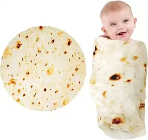 Funny Tortilla Baby Blanket