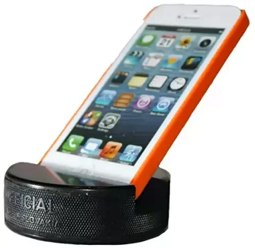 Hockey Puck Cell Phone Stand