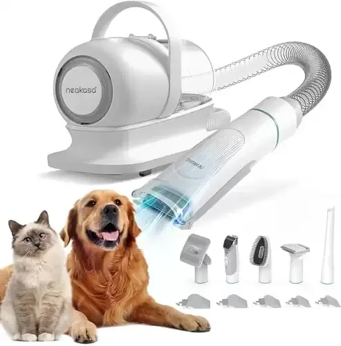 Pet Grooming Kit & Vacuum Suction