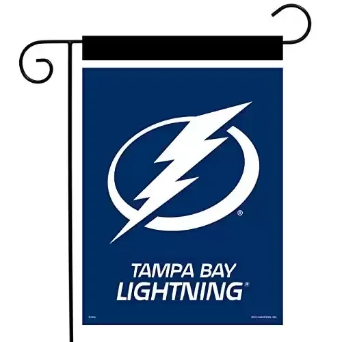 Tampa Bay Lightning Licensed Garden Flag