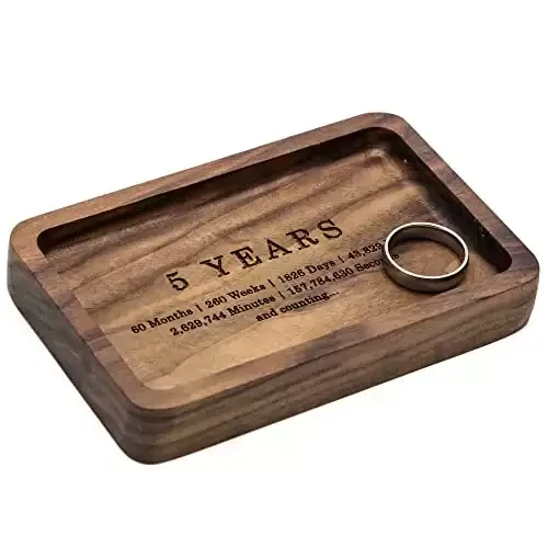 Engraved Small Wooden Tray