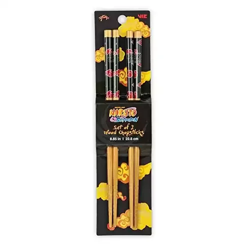 Naruto Wooden chopsticks Set