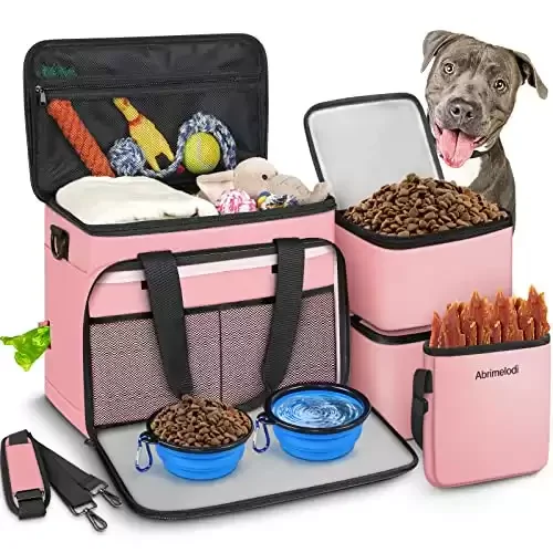 Dog Travel Bag Set