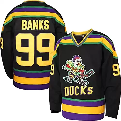 Mighty Ducks Adam Banks #99 Jersey