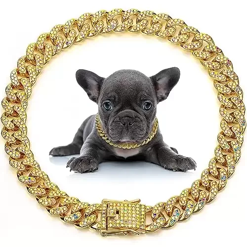 Diamond Link Dog Collar